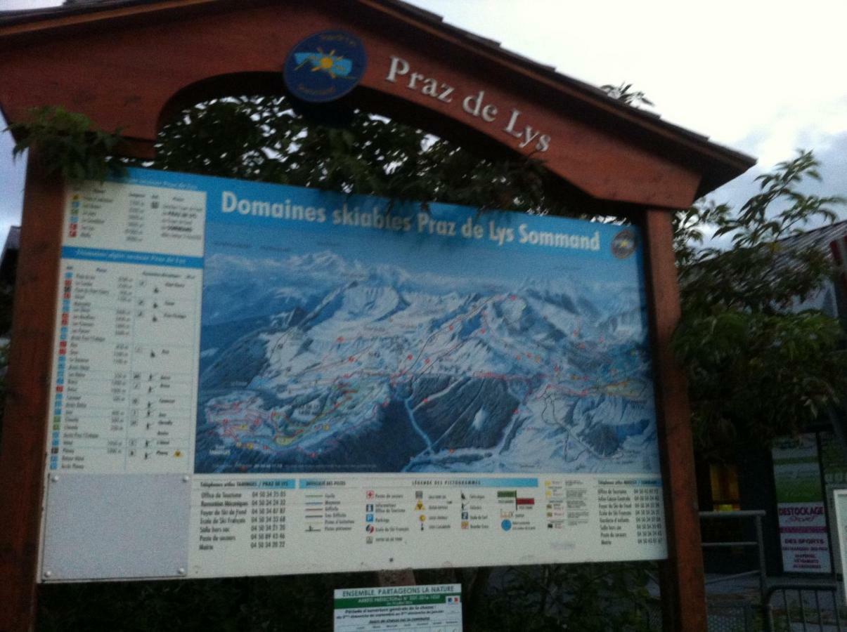Ferienwohnung Terrasses Du Mont Blanc Le Praz de Lys Exterior foto